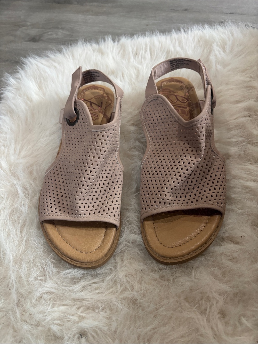 Blowfish Malibu Slingback Sandals in Light Pink